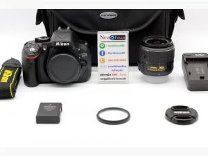 Nikon D5200 เลนส์ AF-S 18-55mm VR II เมนูภาษาไทย อดีตประกัน สภาพสวย ใช้งานได้ปกติ อุปกรณ์พร้อมกระเป๋า